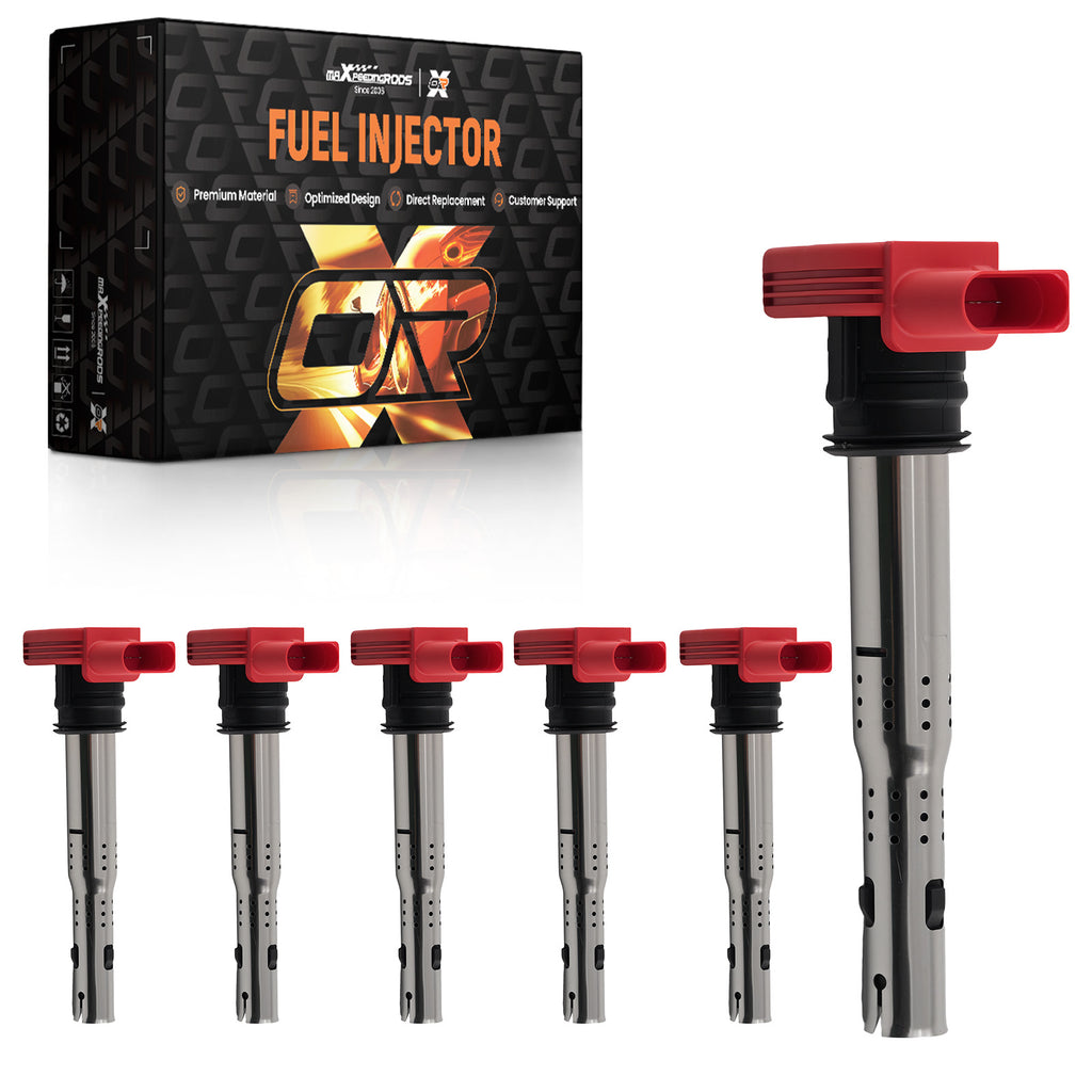 6 Ignition Coils geschikt voor Audi A4/A6/Q5/S4 V6 3.0L 3.2L 06E905115E