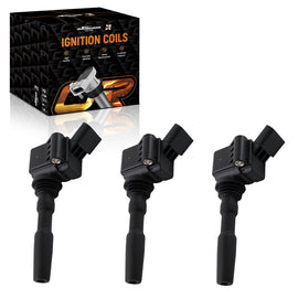 3-stuk Bobine Set geschikt voor Audi A3 Saloon geschikt voor VW Golf Sportsvan 04C905110J Petrol