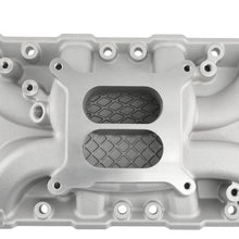 Ladda upp bild till gallerivisning, Dual Plane Satin Aluminum Intake Manifold compatible for Ford Small Block SBF 260 289 302