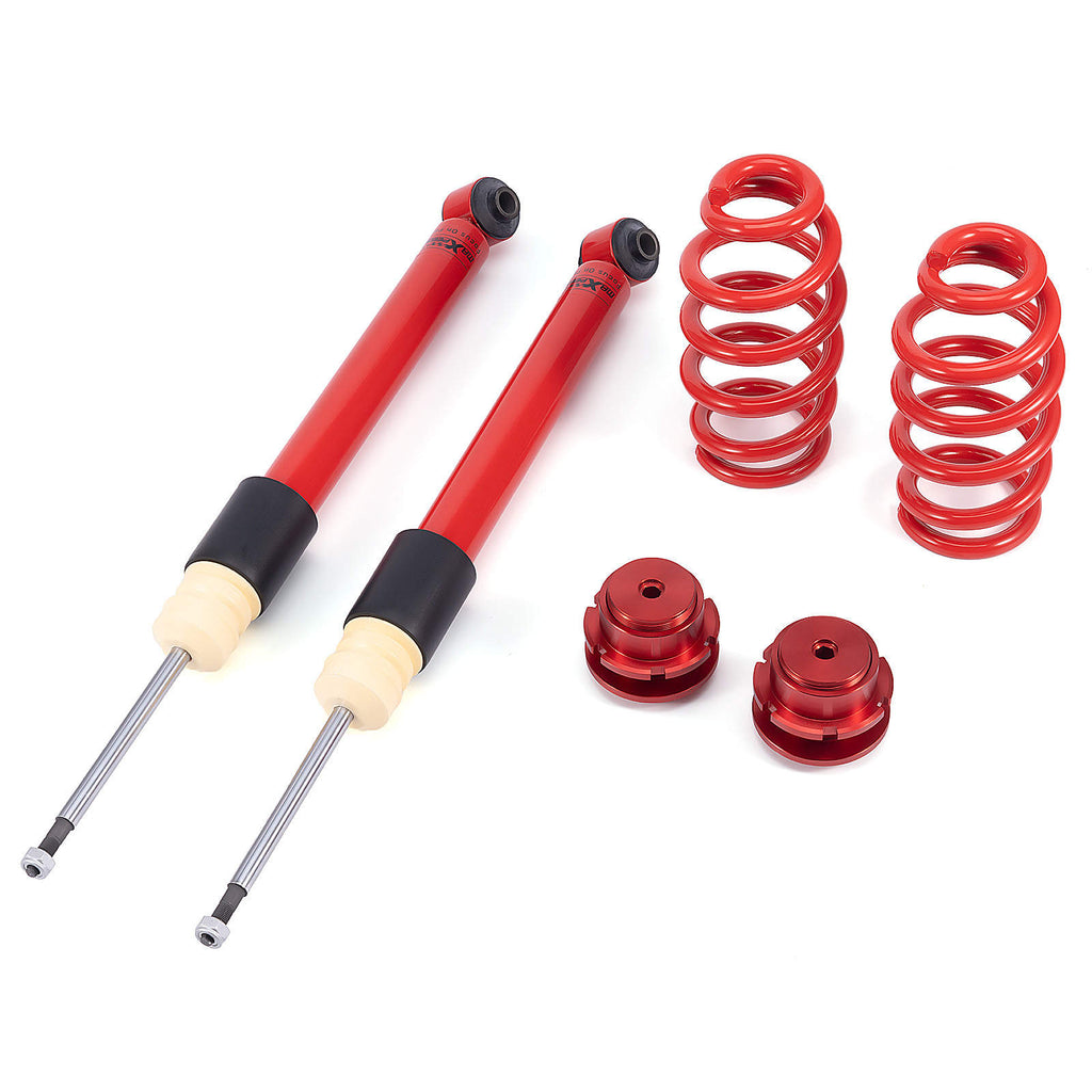 Adjustable Coilovers Rear Shocks Springs Kit compatible for Audi A4 S4 B6 B7 2002-2008