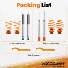 Last bildet i gallerivisningen, Lowering Suspension Coilovers Kit compatible for BMW E30 3 Series SaloonCoupe Cabrio