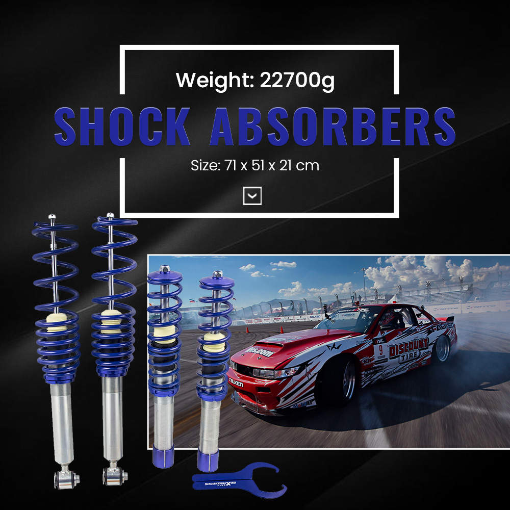 Coilovers Suspension Kit compatible for BMW E39 5 Series Saloon 1995-2003 525i 520d 528i