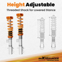 Ladda upp bild till gallerivisning, Compatible for Fiat Grande Punto (199) Compatible for Abarth 2007 2008 2009 2010 Coilover Suspension Kit