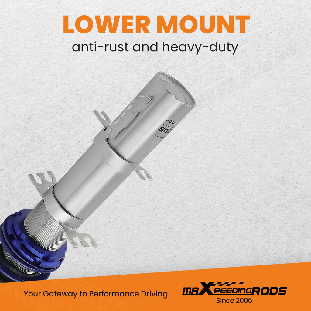 Adjustable Coilovers Absorber Springs Compatible for VW NEW BEETLE (9C1, 1C1) Compatible for FWD 1998-2010 lowering kit