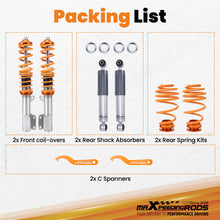 Indlæs billede til gallerivisning Coilovers Suspension Kit compatible for Vauxhall Astra Mk4 Astra G 1998-04 Zafira A Spring