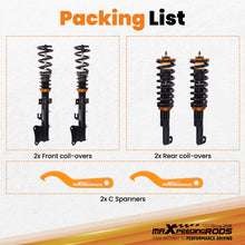 Last bildet i gallerivisningen, Adjustable Height Coilovers compatible for Alfa Romeo 147 937 00-10 Coilover Springs Set