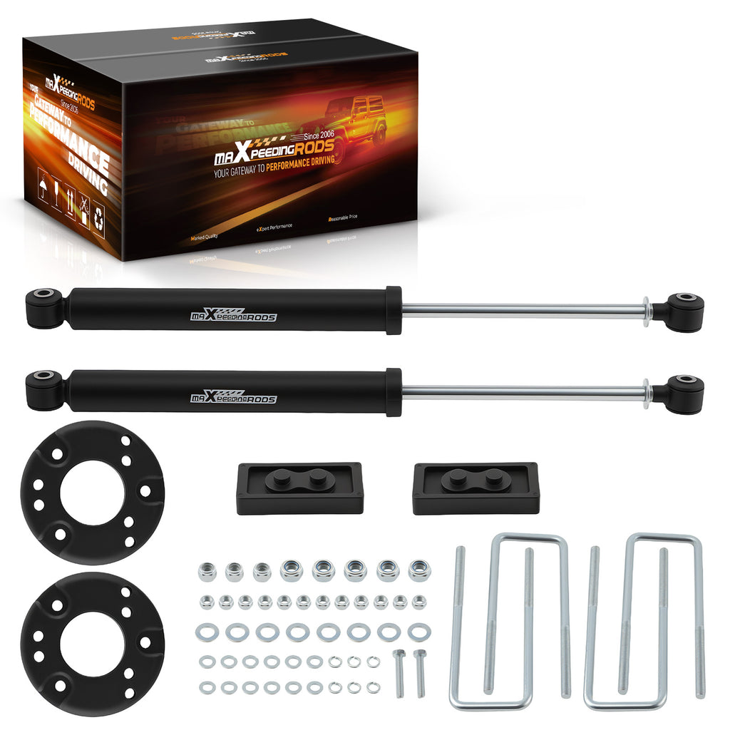 2" Leveling Lift Kit + Schokdempers geschikt voor Ford F150 2WD 4WD 2009–2020 voor/achter