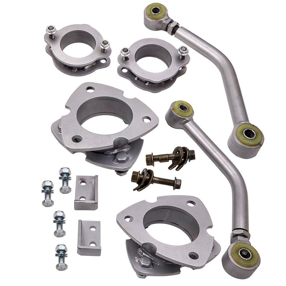2 voor/achter Spacer Lift Kit geschikt voor Jeep Compass Patriot MK 2007-2017