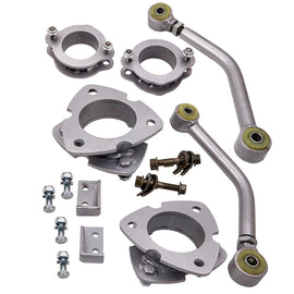 2 voor/achter Spacer Lift Kit geschikt voor Jeep Compass Patriot MK 2007-2017
