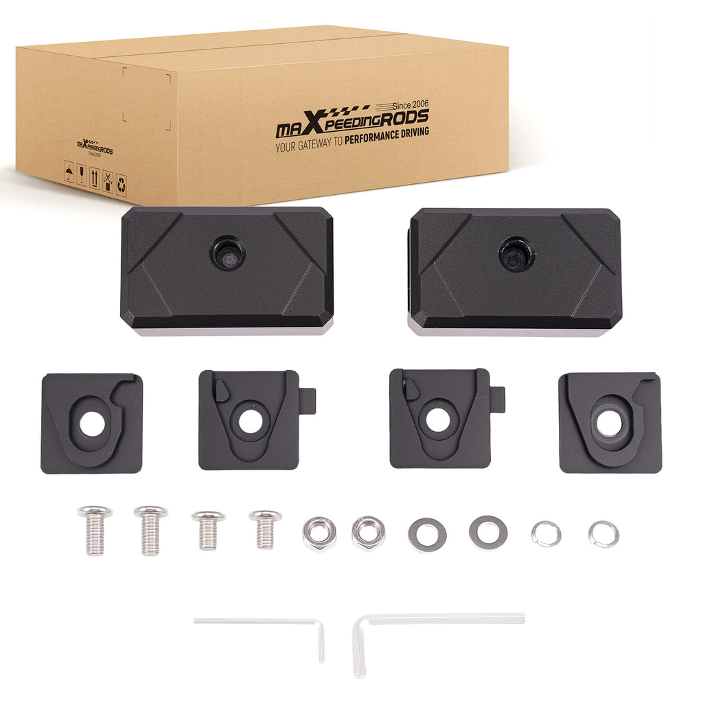 Universal LED Motorkap Mount Support voor SUV Pickup geschikt voor Jeep Pickup Aluminium 1-6mm M8