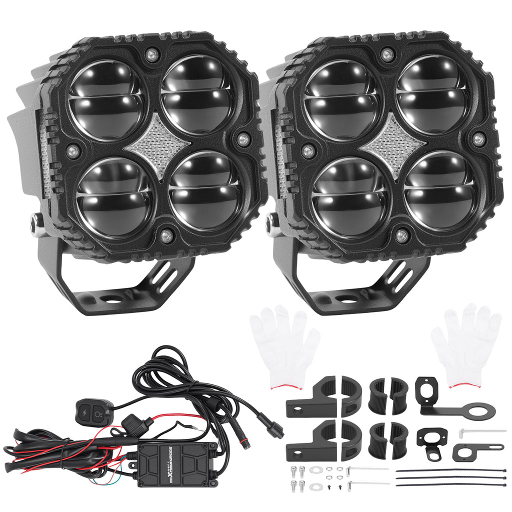 120W LED Additional Light motorfiets voor ATV UTV Pickup SUV IP67 6000K