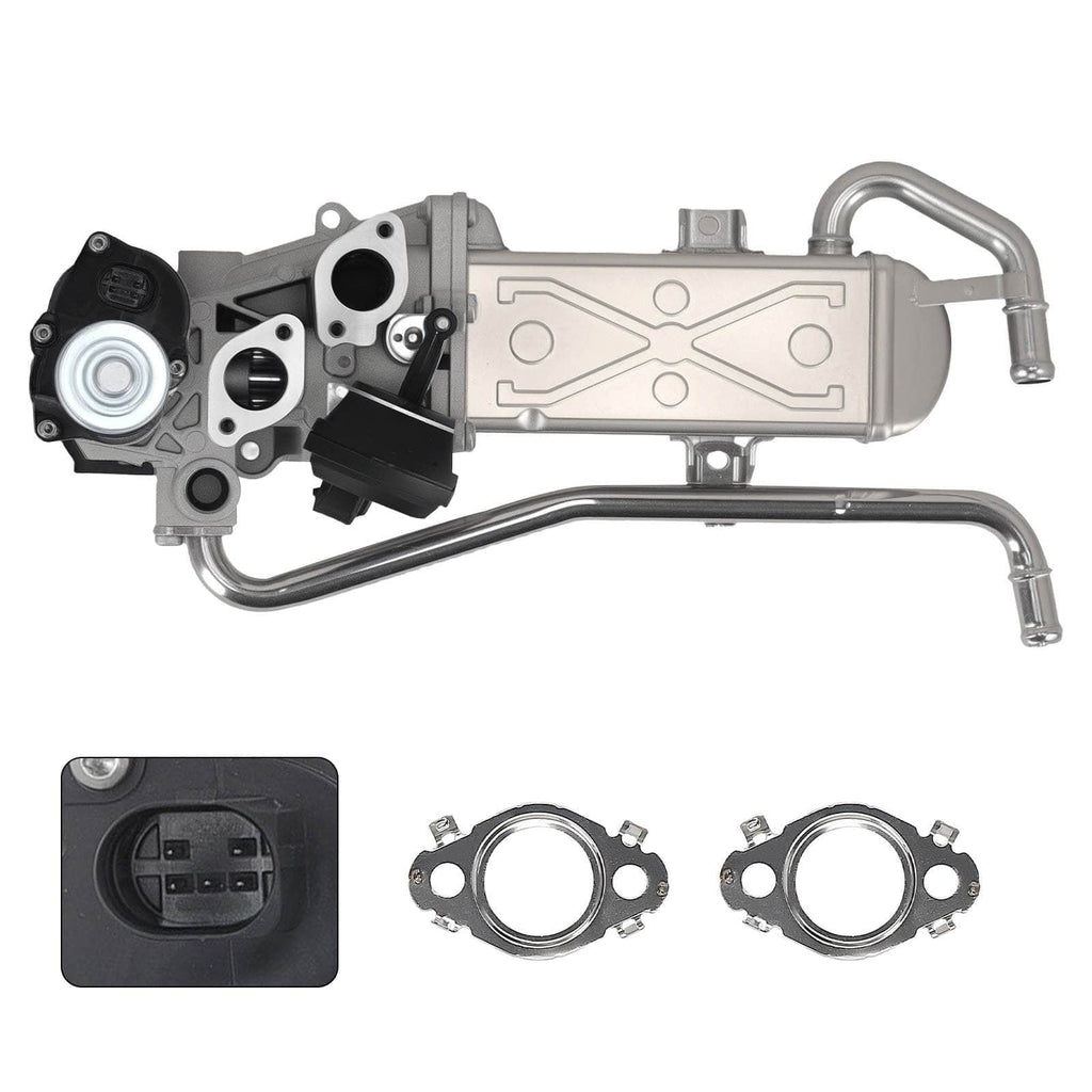 EGR-ventil lämplig för VW Polo 6R1 6C1 1.2L Diesel 2009-2020 03P131512B med kylare