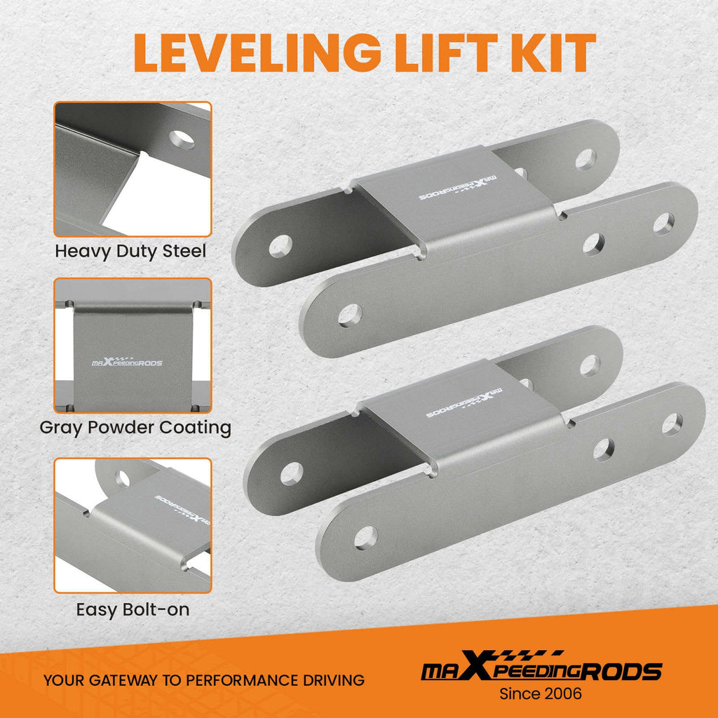 1-3" hevekkits torsjonsnøkler + 2 bøyler egnet for Chevrolet S10 Blazer, GMC S