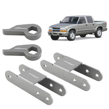 Last bildet i gallerivisningen, 1-3" hevekkits torsjonsnøkler + 2 bøyler egnet for Chevrolet S10 Blazer, GMC S