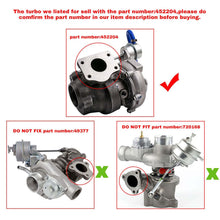 Ladda upp bild till gallerivisning, Turbo geschikt voor SAAB 9-3 9-5 B205E B235E voor GT1752S 452204 Turbo