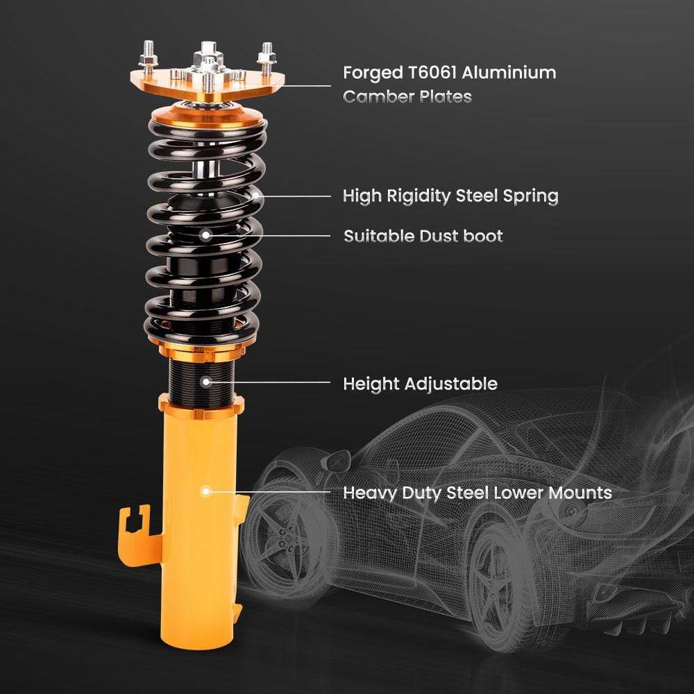 Voor and achter Verstelbare Schroefset Damper Suspension Geschikt voor Subaru Impreza Sedan GC8 1992