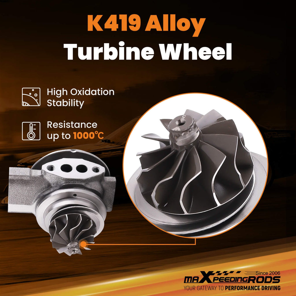 Turbokassett (CHRA) billet TD025 egnet for VW Golf VII, Tiguan, Passat, Audi A3, Q2, Seat Leon, Ateca 1.4 TSI | 49180-01405 04E145715B
