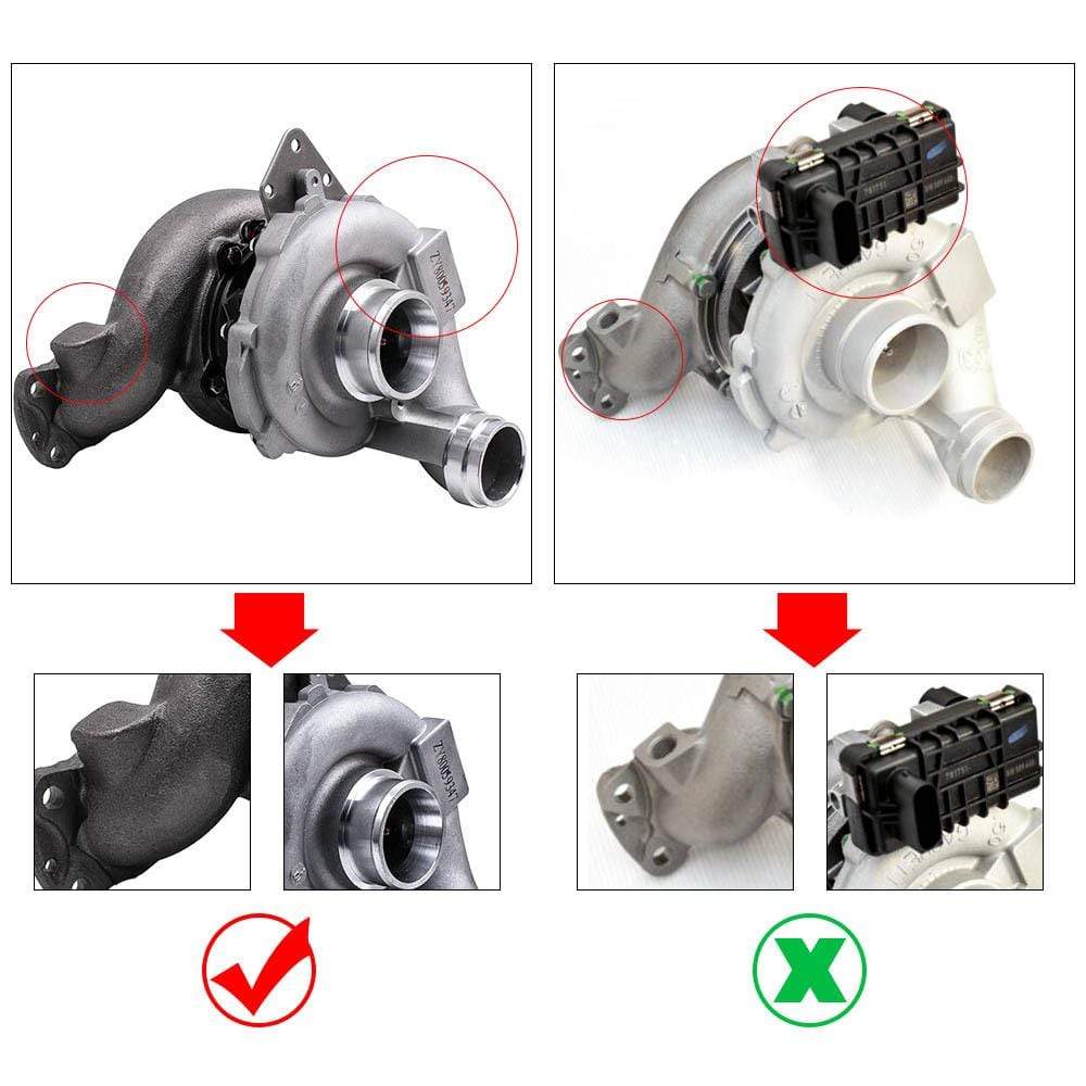 Turbo lämplig för Mercedes C, E, CLK, CLS 320 CDI OM642 165 kW 224 hk, Jeep Grand Cherokee 3.0 CRD | A6420900280 765155-5007S