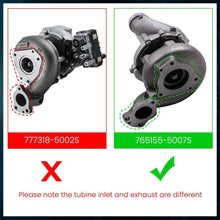 Ladda upp bild till gallerivisning, Turbo lämplig för Mercedes C, E, CLK, CLS 320 CDI OM642 165 kW 224 hk, Jeep Grand Cherokee 3.0 CRD | A6420900280 765155-5007S