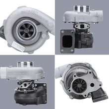 Last bildet i gallerivisningen, Universalturbo T3/T4 T04E med T3-flens og 5-bolts eksosflens