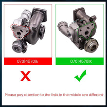 Last bildet i gallerivisningen, Turbo GT1749V egnet for VW Transporter T5, Multivan, California 2.5 TDI 96 kW AXD 2003-2009 | 070145701K 729325-5003S