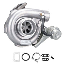 Last inn bildet i Galleri-visningsprogrammet, Universell turbo T3/T4 T04E V-band A/R 0.63 intern wastegate opptil 420 hk, egnet for Audi VW 1.8T VR6
