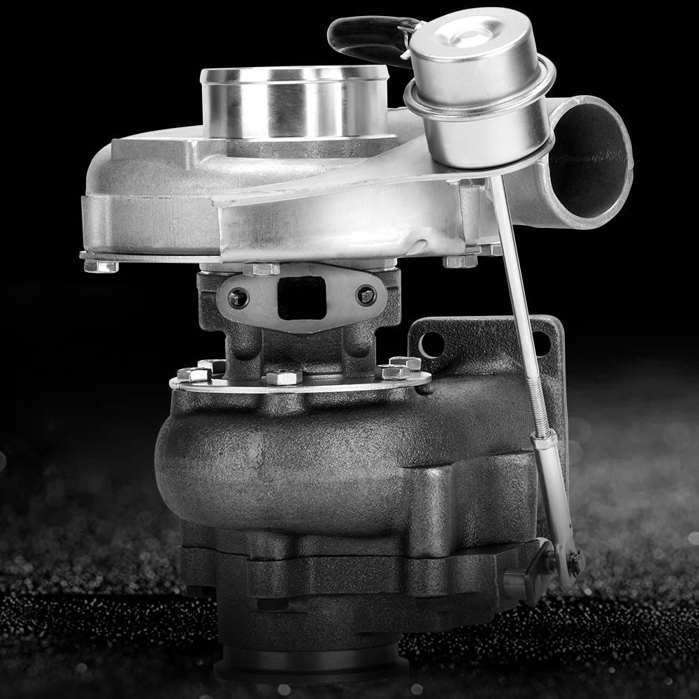 Universell turbo T3/T4 T04E V-band A/R 0.63 intern wastegate opptil 420 hk, egnet for Audi VW 1.8T VR6