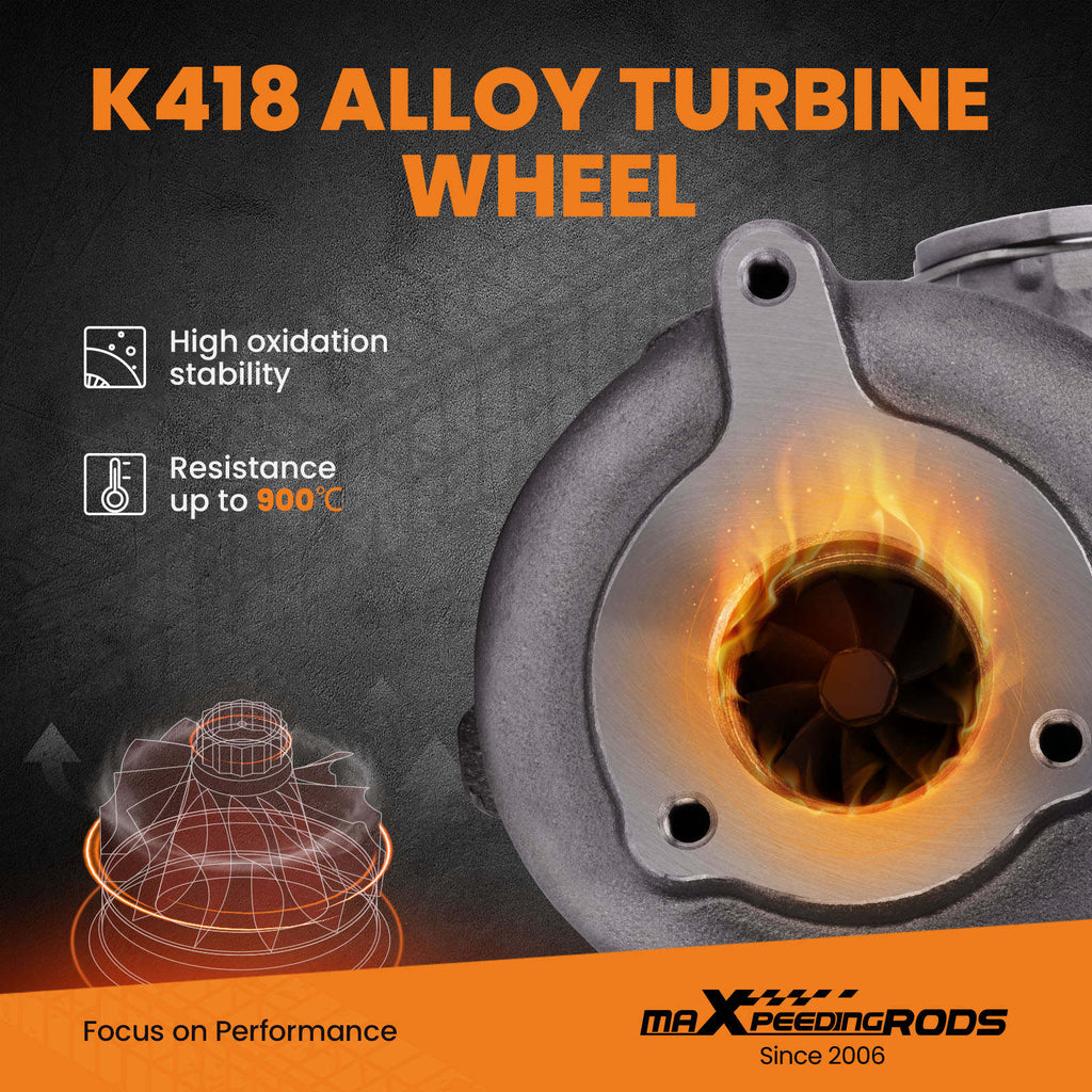 Turbo GT1749V egnet for Audi A4 B7, A6 C6, VW Passat 2.0 TDI BRE BLB 103 kW 140 hk 2004-2009 | 758219-5003S 03G145702K