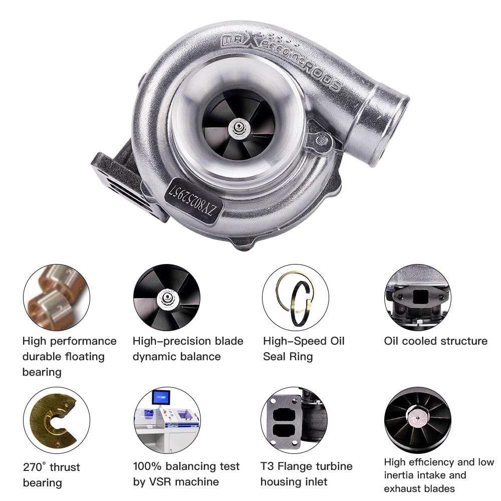 Universaali turbo T70 A/R 0.7/0.82 T3 V-band -laippa, sopii Audi VW 1.8L-3.0L -moottoreille
