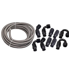 Ladda upp bild till gallerivisning, 11 stuks AN-8 AN8 Roestvrij staal 20FT Fuel Line Hose End Fitting Kit