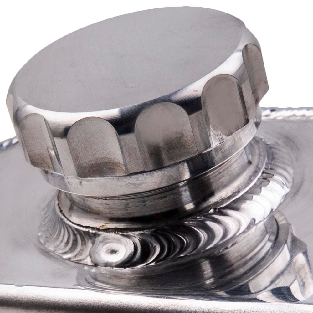 1000ml Aluminium Radiateur Coolant Overflow Recovery Tank Universal Cold Engine