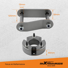 Last inn bildet i Galleri-visningsprogrammet, Leveling Lift Kit 3 foran 2 bak, egnet for Nissan Xterra Frontier 2005-2015 2WD 4WD