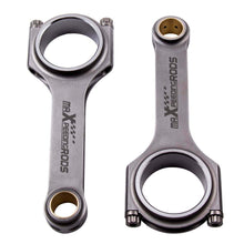 Ladda upp bild till gallerivisning, Vevstakar H-beam 4 st med ARP 2000-bultar passar till Alfa Romeo 2000 Nord-motor 157 mm
