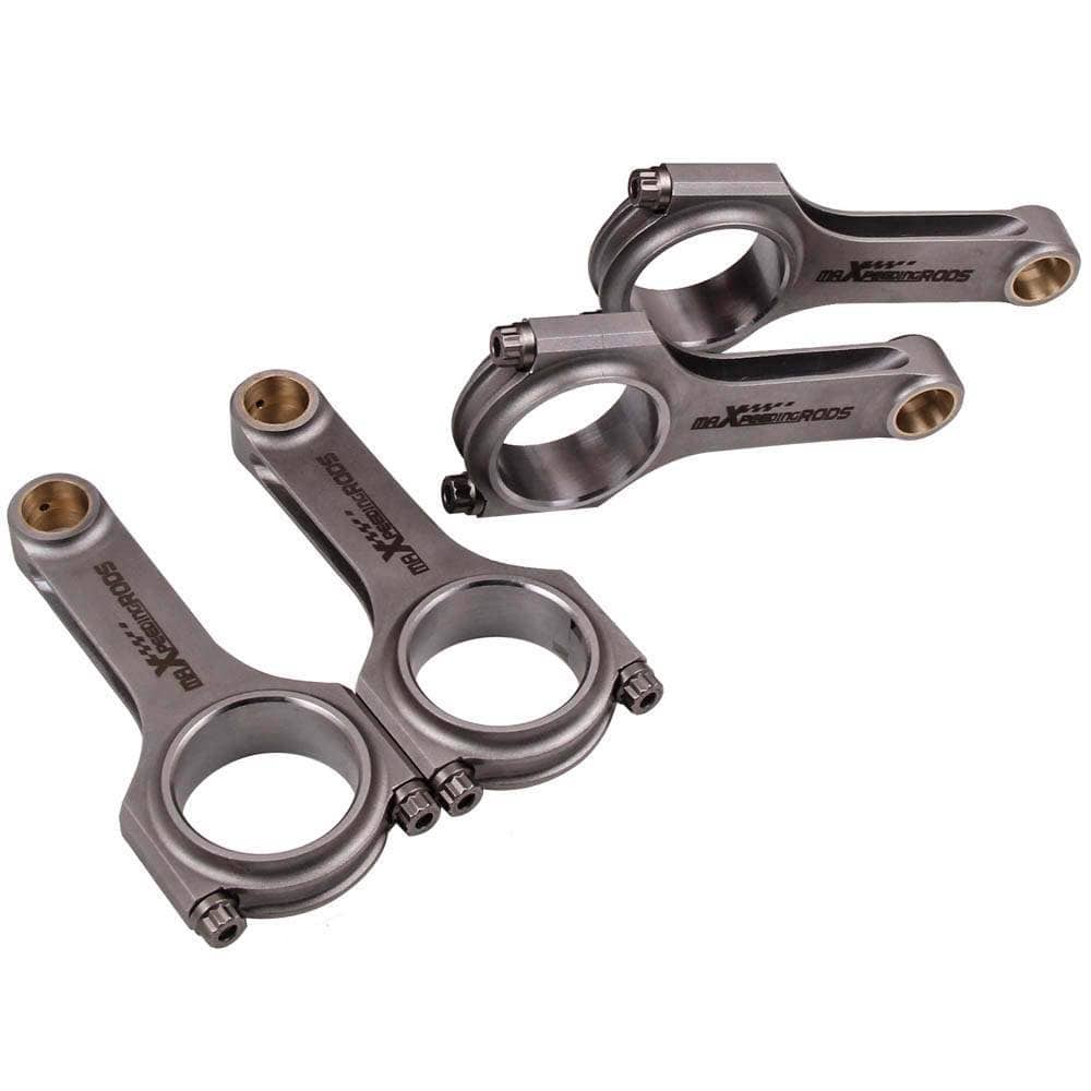 Smidda H-profil vevstakar, sats med 4, passar till Honda S2000 F20C 2.0 | 153 mm, ARP 2000-bultar