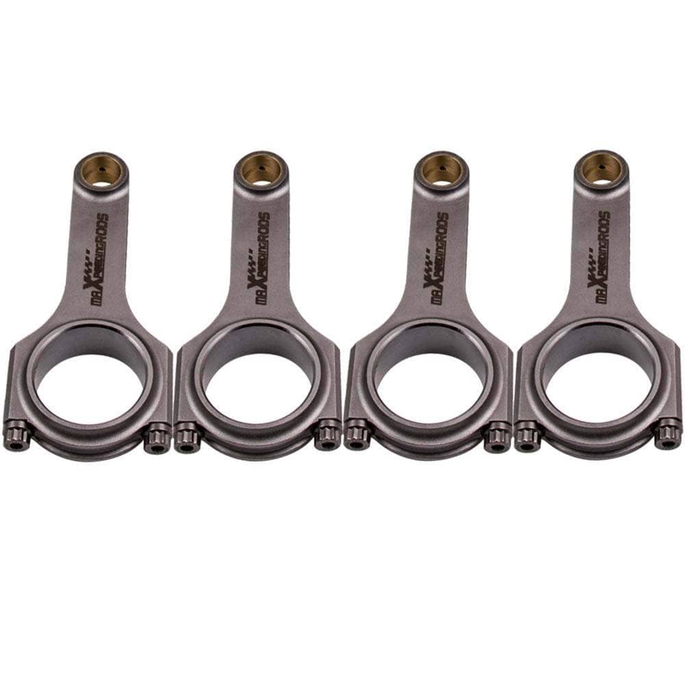 Plejlstænger H-profil sæt à 4 passer til MG MGB 1800 B-serie (5 hovedlejer) | 165,1 mm, ARP-bolte 3/8"