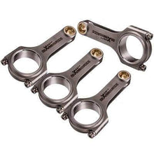Lataa kuva Galleria-katseluun, Taotut H-profiili kiertokanget, 4 kpl:n sarja, sopii malliin Opel CIH 2.4 8V (Omega A, Frontera A, Manta, Ascona) | 134 mm, ARP 2000 -pultit