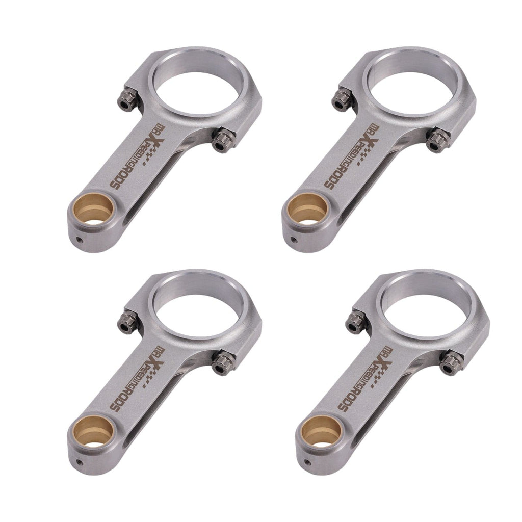Smiet stangsett med H-profil, sett med 4, egnet for Porsche 914 2.0 4-sylindret 74 kW / 101 hk (1972-1975) | 131 mm, ARP 2000-bolter