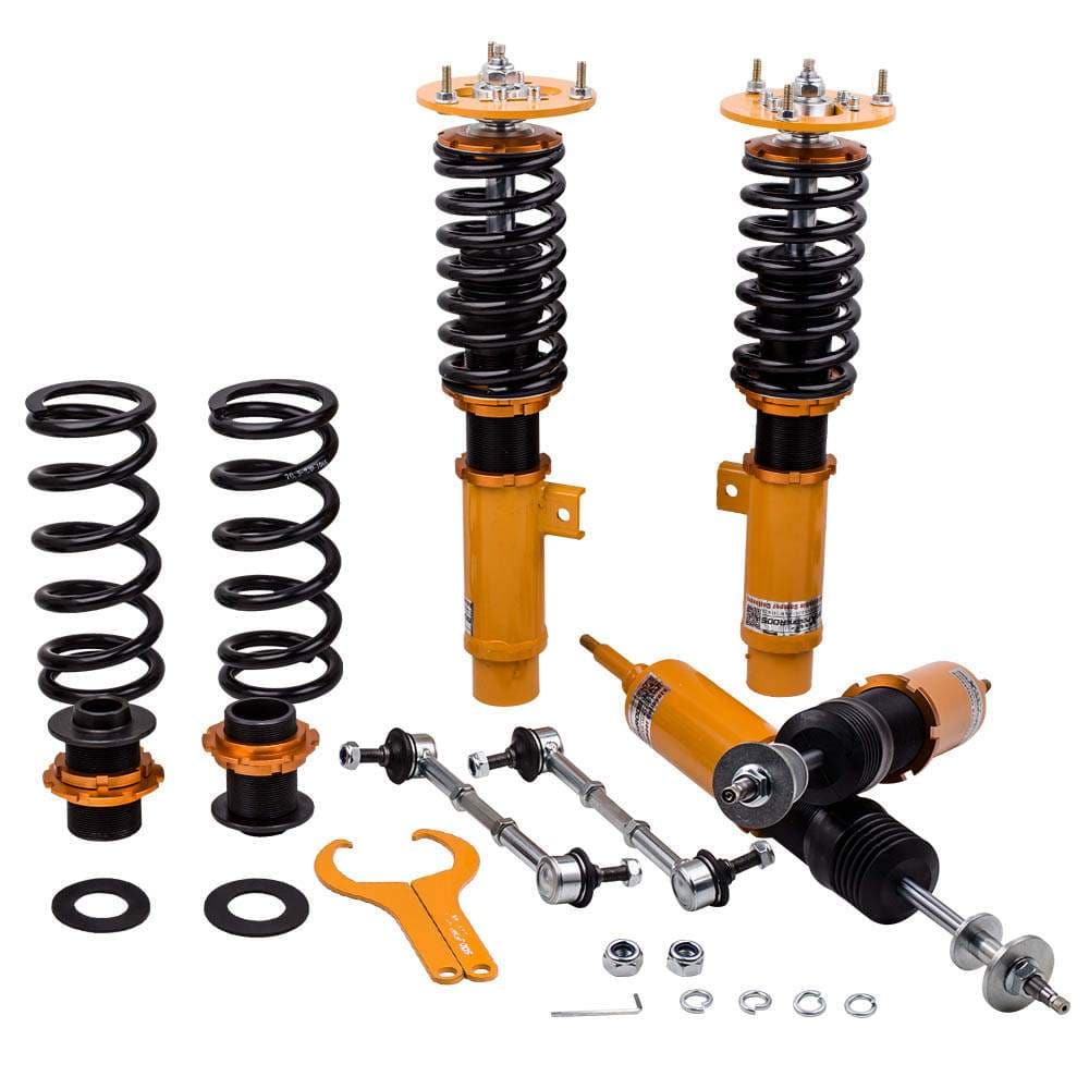 Säädettävä alustasarja sopii BMW 3-sarjaan E90 E91 E92 E93 2004-2013 | Coilovers 24-suuntaisesti säädettävä vaimennus, madallus 25-75 mm