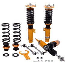 Lataa kuva Galleria-katseluun, Säädettävä alustasarja sopii BMW 3-sarjaan E90 E91 E92 E93 2004-2013 | Coilovers 24-suuntaisesti säädettävä vaimennus, madallus 25-75 mm