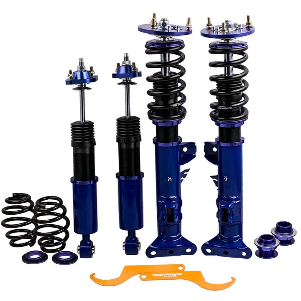 Gevindundervogn egnet til BMW 3-serie E36 og M3 1990-1999 | Coilovers sænkning 25-75 mm, inkl. camberplader