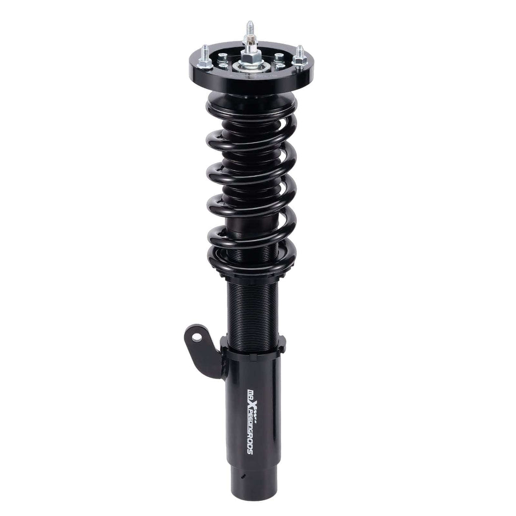 Coilover-alusta (kierrealusta), sopii malliin BMW 3-sarja E46 1998-2007 | Coilovers 24-portainen säädettävä vaimennus, madallus 1-3 tuumaa