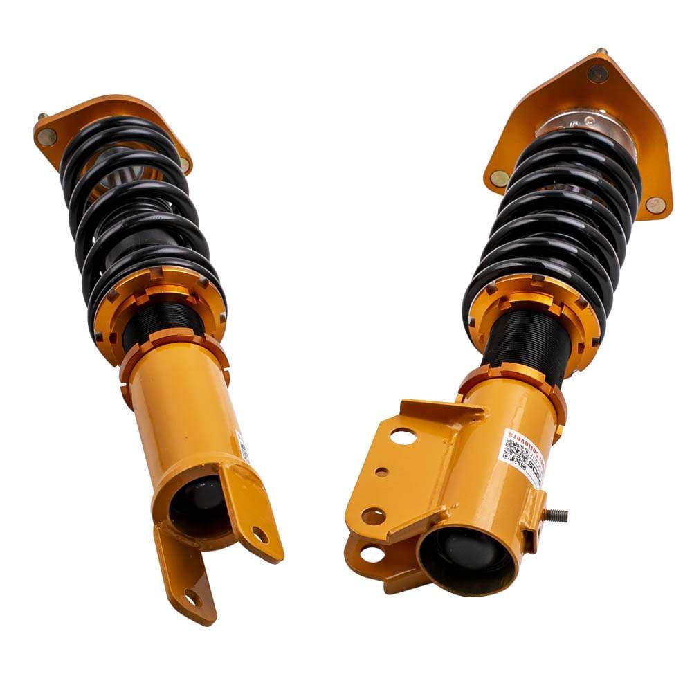 Coilovers lämpliga för Mitsubishi Lancer Evolution 7, 8, 9 (CT9A) 2001-2007 | Coilovers 24-stegs justerbar dämpning, inkl. camberplattor