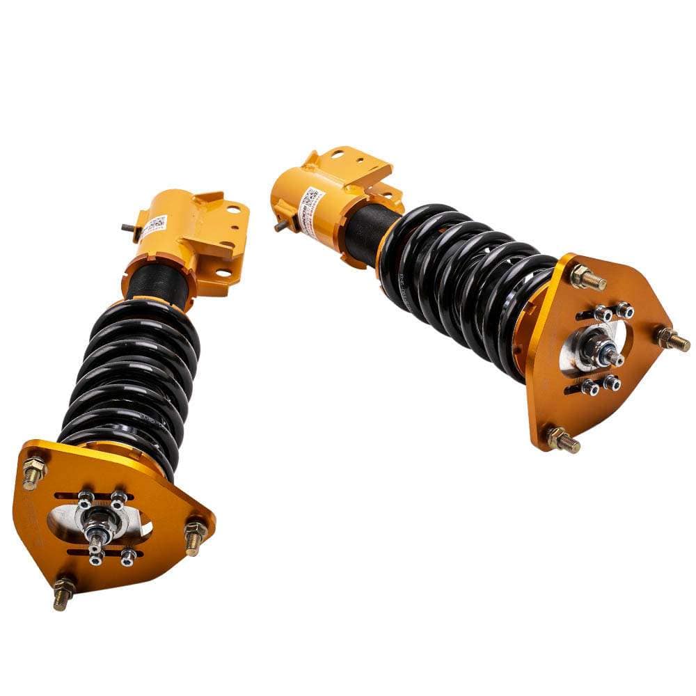 Coilovers lämpliga för Mitsubishi Lancer Evolution 7, 8, 9 (CT9A) 2001-2007 | Coilovers 24-stegs justerbar dämpning, inkl. camberplattor