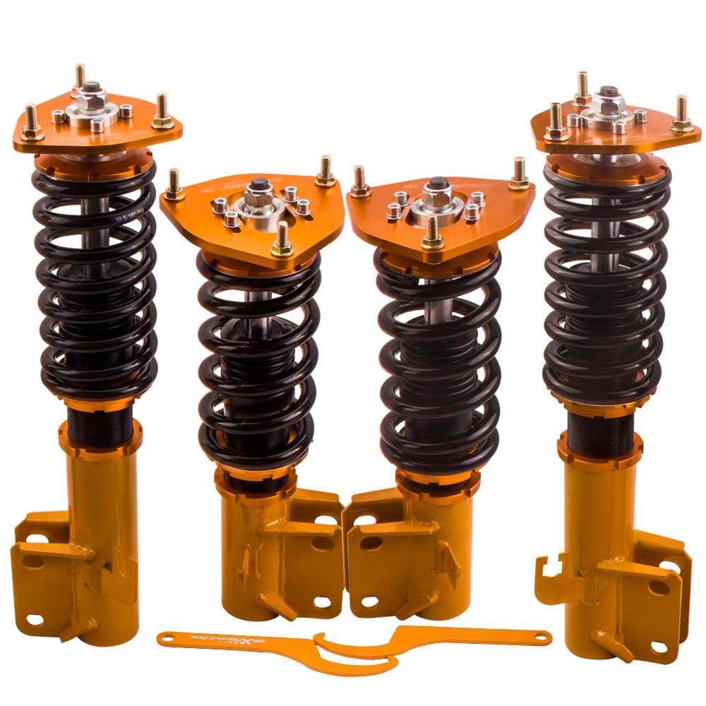 Skruppsett egnet for Subaru Impreza GC GF inkl. WRX (GC8) 1992-2000 | Coilovers senking 1-3 tommer, inkl. camberplater
