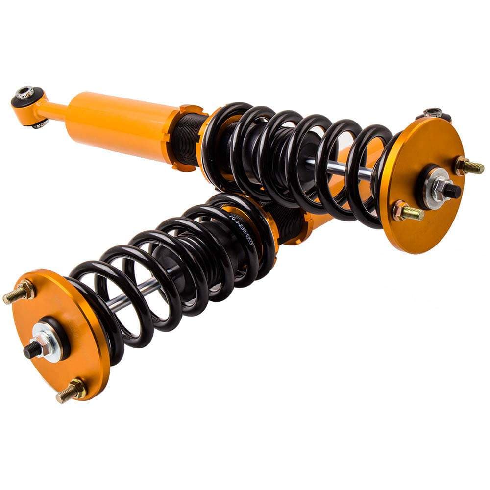 Säädettävä alustasarja sopii Honda Accord 7 CM4-CM8 sedan ja coupé 2003-2007 | Korkeussäädettävät coilovers, madallus 1-3 tuumaa