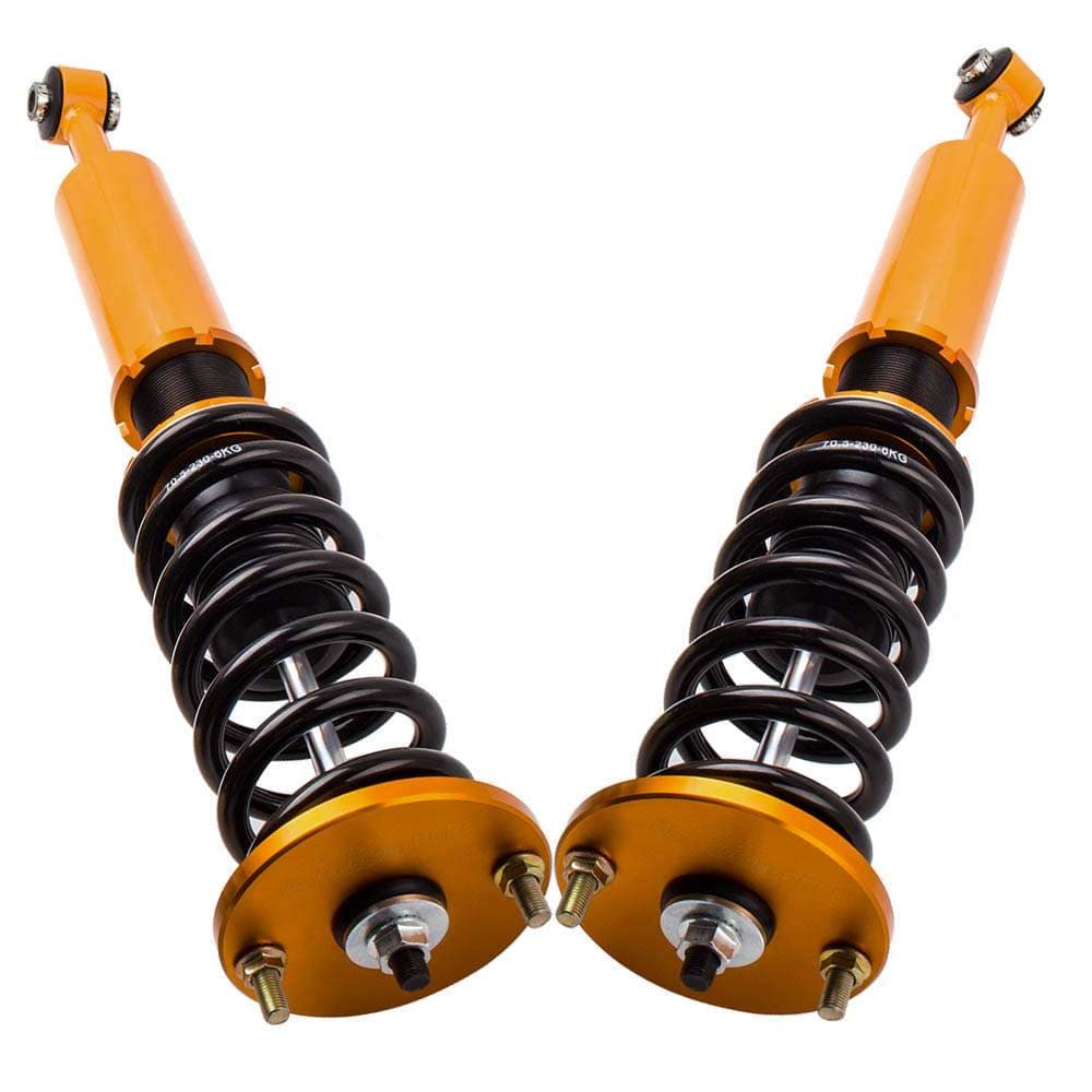 Säädettävä alustasarja sopii Honda Accord 7 CM4-CM8 sedan ja coupé 2003-2007 | Korkeussäädettävät coilovers, madallus 1-3 tuumaa