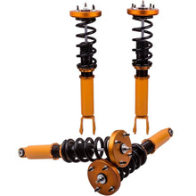 Ladda upp bild till gallerivisning, Coilovers (gängade stötdämpare) passar till Jaguar XJ / XJ8 / XJR X350 X358 2003-2009 | Coilovers 24-stegs justerbar dämpning, sänkning 1-3 tum