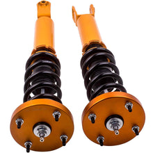 Ladda upp bild till gallerivisning, Coilovers (gängade stötdämpare) passar till Jaguar XJ / XJ8 / XJR X350 X358 2003-2009 | Coilovers 24-stegs justerbar dämpning, sänkning 1-3 tum