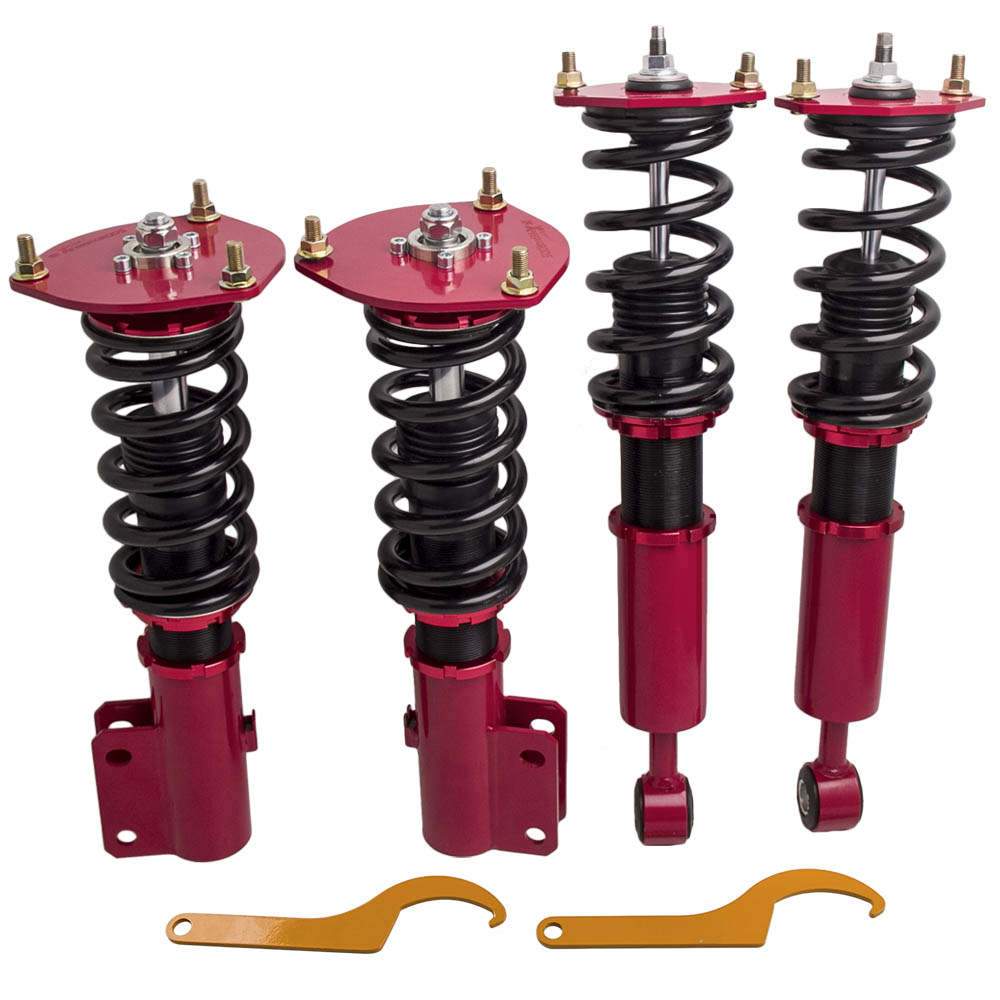 Coilover-sett som passer til Mitsubishi 3000GT VR-4 og GTO 1990–2000, Dodge Stealth 1991–1996 4x4/AWD | Høydejusterbare coilovers