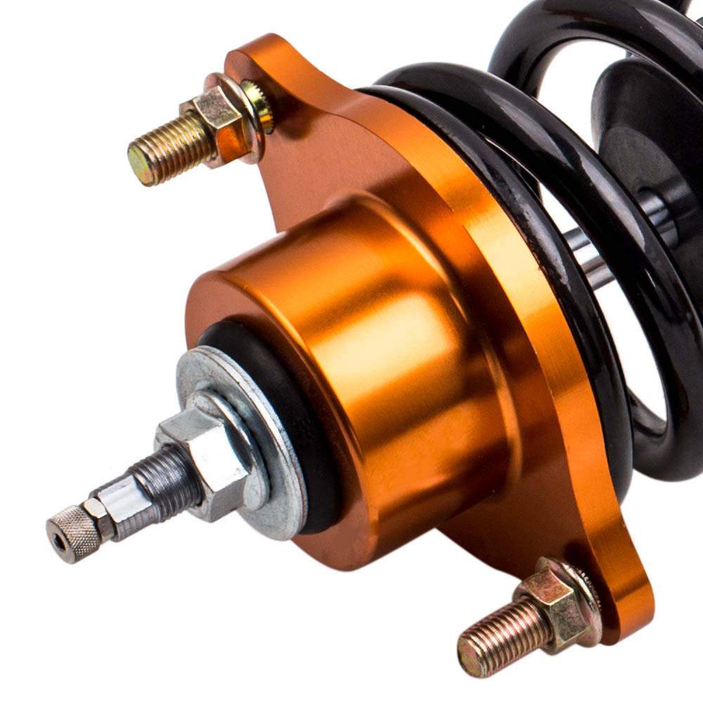 Coilovers (gängade stötdämpare) passar till Mitsubishi Lancer / Mirage CS6A CS7A FWD 2002-2006 | Coilovers 24-stegs justerbar dämpning, höjdjusterbara